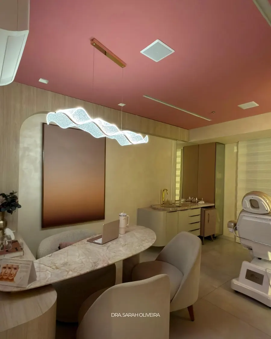 Sala de atendimento da clínica